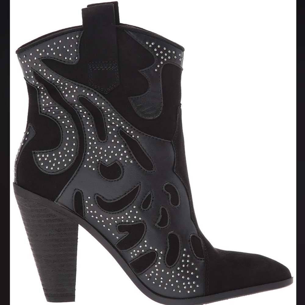 🤠🖤NEW Carlos Santana Western Heeled Booties 8.5